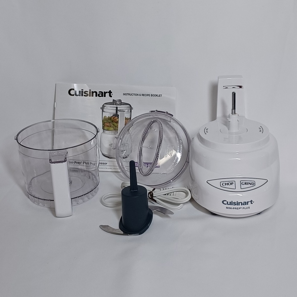 Cuisinart DLC-2A Mini-Prep Plus 24oz 3 Cup Food Processor - White Tested Works